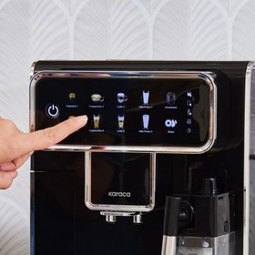 تصویر اسپرسوساز تمام اتوماتیک کاراجا ترکیه مدل Coffeemaestro مشکی Karaca Coffeemaestro Full Automatic Espresso Machine , Black