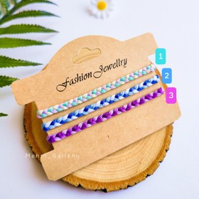 تصویر دستبند گیس بافت 