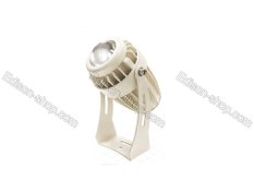 تصویر چراغ نما جت لایت ۱۰ وات EDC بدنه کرم و طوسی 