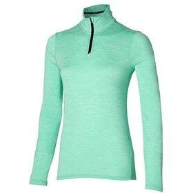 تصویر Mizuno آستین بلند زنانه Impulse Nalf Zippered Sweatshirt Green 