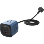 تصویر رابط برق USB دار 65 واتی الدینیو مدل LDNIO SC3319 