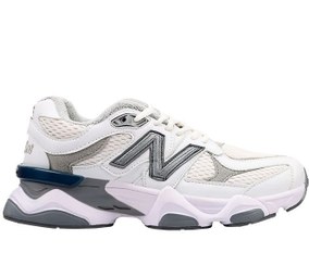 تصویر کتونی نیوبالانس 9060 سفید طوسی New Balance 9060