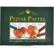 تصویر پاستل گچی پژواک ۲۴ رنگ 