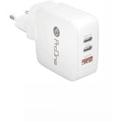 تصویر شارژر دیواری پرووان مدل PWC565 ظرفیت ۶۵ وات با ۳ پورت USB Type C 