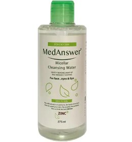 تصویر میسلار واتر چشم و صورت مدانسر Medanswer مناسب پوست چرب 275ml 