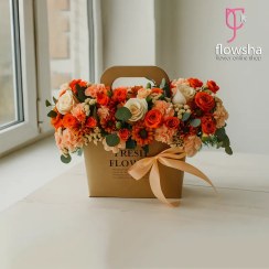 تصویر باکس گل کوچک و شیک دارچین 