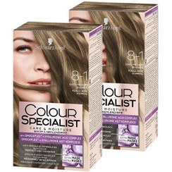 تصویر رنگ مو اورجینال برند Schwarzkopf مدل Doğal Küllü Açık Kumral 8-1 کد 350228834 