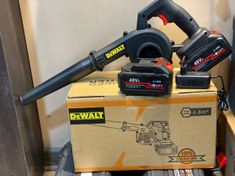 تصویر بلوور (دمنده و مکنده) شارژی 48 ولت دو باطری طرح دیوالت DEWALT 