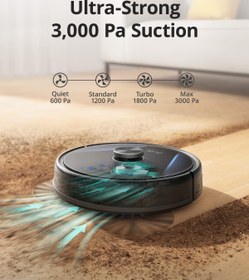 تصویر eufy RoboVac LR30 Hybrid+ Robot Vacuum Cleaner Advanced App Contro T2182K11 black 