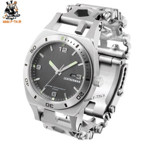 تصویر ساعت چند کاره لدرمن Tread Tempo استیل LeatherMan Tread Tempo Stainless
