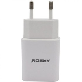 تصویر شارژر دیواری آرسون مدل AN-V80 به همراه کابل MicroUSB 