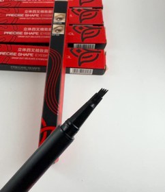 تصویر هاشور ابرو یانگمی مدل PRECISE SHAPE - قهوه ای YANGMEI precise shape Eyebrow Pencil