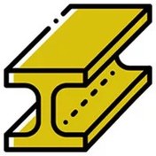 تصویر تیرآهن ۱۰ ترک ۶۵ کیلو 