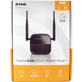 تصویر مودم روتر +ADSL2 دی -لینک مدل DSL-124 