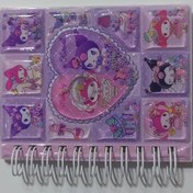 تصویر دفترچه یادداشت آکواریومی کرومی بسته ۲۴ عددی 