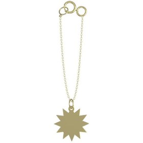 تصویر آویز ساعت طلا 18 عیار زنانه مدوپد مدل ستاره کد CA15638 