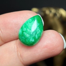 تصویر نگین سنگ جید معدنی کد 60580 