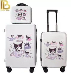 تصویر چمدان کودک خارجی سه سایز مدل کرومی 2026 