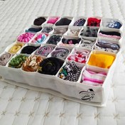 تصویر نظم دهنده کشو مدل لانه زنبوری 30خانه جنس ضخیم - سفید 