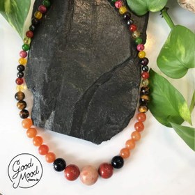 تصویر گردنبند سنگی تخصصی چاکرای اول و دوم The Root Chakra & The Sacral Chakra Necklaces