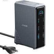 تصویر هاب شارژ و تصویر 14 پورت انکر Anker Prime 14-in-1 Charger Docking Station with 160W Max Output, Dual 4K Displays - مدل A83B6 