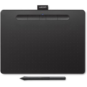 تصویر قلم نوری Wacom مدل Intuos Medium - CTL-6100K-B - 6 ماه آرکا کمرا Intuos Medium - CTL-6100K-B