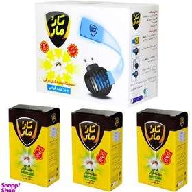 تصویر حشره کش برقی و قرص حشره کش تار و مار مدل S-Abi-004 مجموعه 4 عددی 