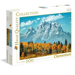 تصویر پازل کلمنتونی 500 تکه گراند تتون پاییزی 35034 