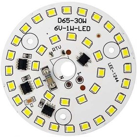 تصویر DOB 220V 30W دایره سفید 