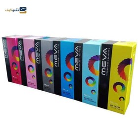 تصویر جوهر پرینتر ست شش رنگ میوا مدل T67 Meval T67 Six Color ink Bottle 100ml