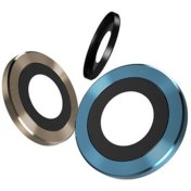 تصویر محافظ لنز دوربین مدل رینگی ساده مناسب برای گوشی موبایل اپل IPHONE 13 ایفون ۱۴ نرمال ۱۴ پرو ۱۴ پرومکس 15 نرمال و 15 پرو و 15 پرومکس - آبی / ۱۲ Simple ring-shaped camera lens protector suitable for Apple mobile phones IPHONE 13, iPhone 14, normal 14, Pro 14, Pro Max 15, normal 15, Pro and Pro Max