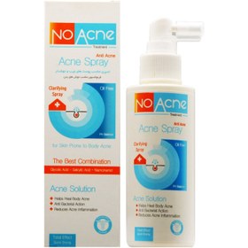 تصویر افشانه ضد جوش بدن پوست چرب نو آکنه 150 میلی لیتر NO ACNE Acne Spray Clarifying 150 ML