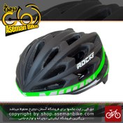 تصویر قیمت و خرید کلاه دوچرخه سواری راکی مدل KS29 سایز لارج رنگ مشکی سبز Helmet Bicycle Rocky KS29 Size L Black & Green 