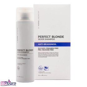 تصویر شامپو رنگساژ ضد زردی مناسب موهای بلوند 250میل موپک Moppek Perfect Blonde Silver Shampoo 250ml