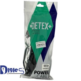 تصویر کابل برق ضخیم DETEX 1.8M PC 