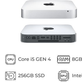 تصویر کامپیوتر مک مینی استوک اپل Mac mini A1347 پردازنده i5 نسل 4 