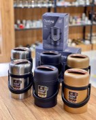 تصویر فلاسک غذای ۱۸۰۰ میل سه طبقه استیل وارداتی 