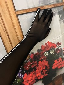 تصویر دستکش عروس کد ۲۰۵۶ 