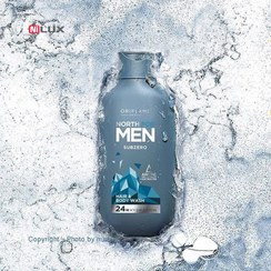 تصویر شامپو مردانه ضد شوره ساب زیرو اوریفلم 35878 NORTH FOR MEN Subzero Hair & Body Wash 35878