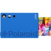 تصویر دوربین عکاسی چاپ سریع پولاروید Polaroid mint shoot+print Digital camera Blue 