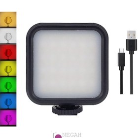تصویر نور ثابت ال ای دی Zomei RGB 5W 