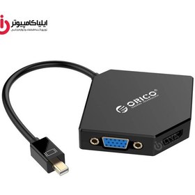 تصویر تبدیل Mini Display به VGA ، HDMI و DVI اوریکو مدل DMP-HDV3 