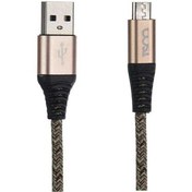 تصویر کابل تبدیل USB به microUSB تسکو مدل TC-A19 طول 2 متر TSCO TC-A19 USB to microUSB Cable 2m