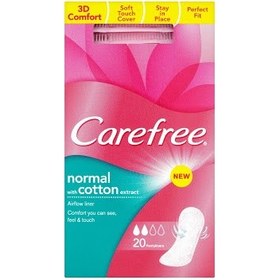 تصویر پد روزانه Carefree مدل normal cotton 