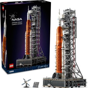 تصویر لگو سری آیکون مدل سیستم پرتاب فضایی آرتمیس ناسا 10341 - LEGO Icons NASA Artemis Space Launch System 10341 3601 قطعه