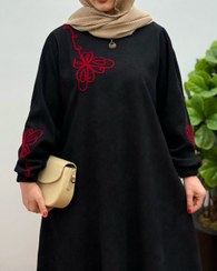 تصویر پیراهن مانتویی پروانه 