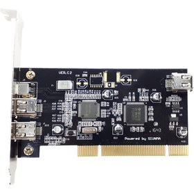 تصویر کارت PCI 1394 با چیپ TSB43AB23 1394A Firewire PCI Card TSB43AB23 Chipset