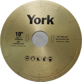 تصویر تیغه سرامیک بر یورک سایز ۲۵ سانتی 