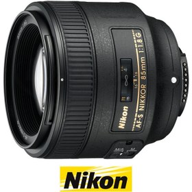 تصویر لنز نیکون مدل Nikon AF-S NIKKOR 85mm f/1.8G Nikon AF-S NIKKOR 85mm f/1.8G Lens