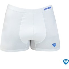 تصویر شورت پادار مودال ژلاتینی سفید 